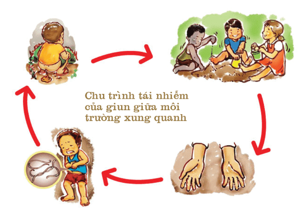 Nhiễm giun ở trẻ em 1 nhiễm giun