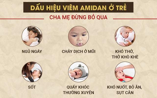 Bệnh viêm amidan ở trẻ 