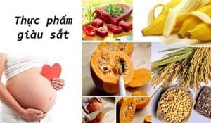 thực phẩm bổ sung sắt