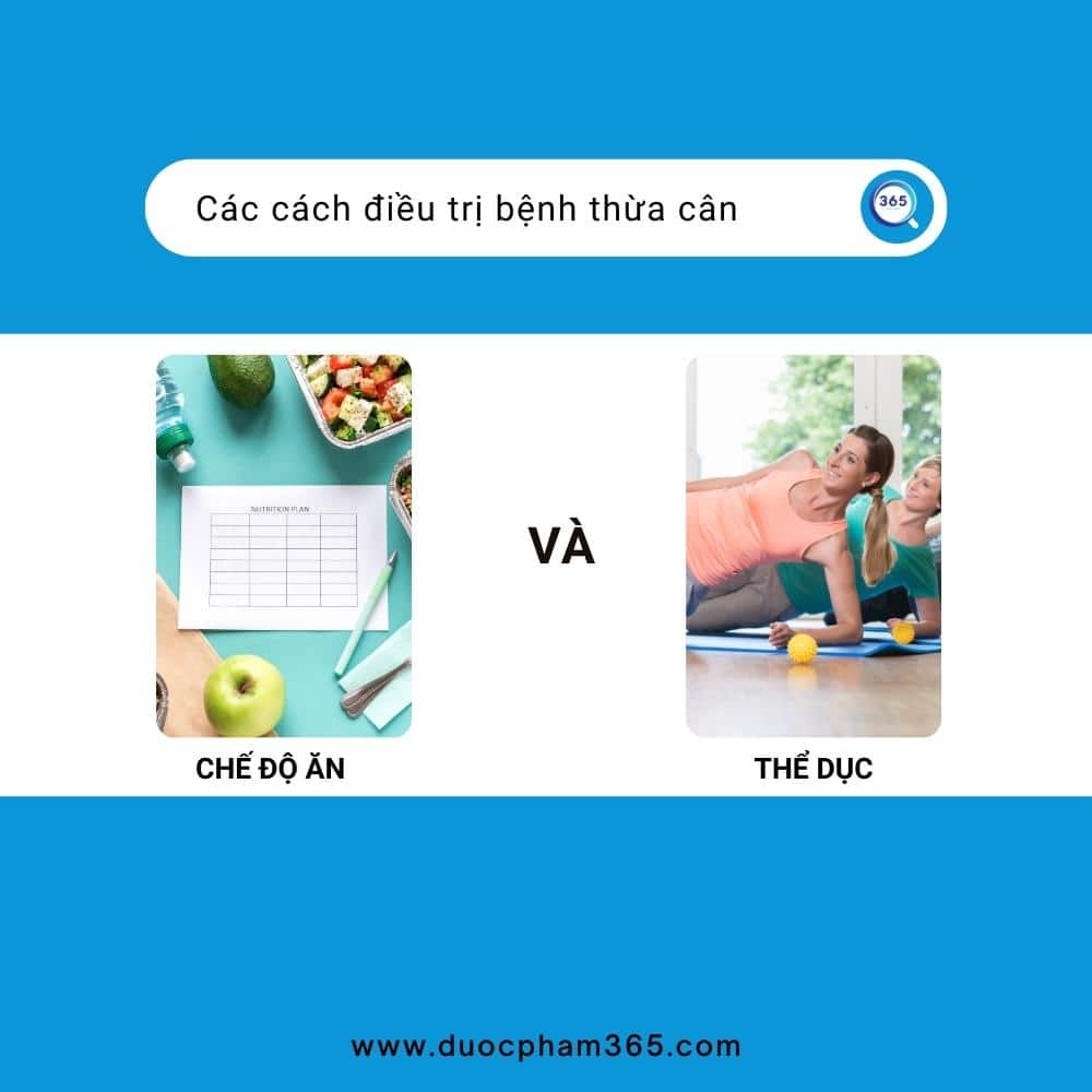 Cách tính thực đơn dành cho người thừa cân 2 Các cách điều trị bệnh thừa cân, béo phì