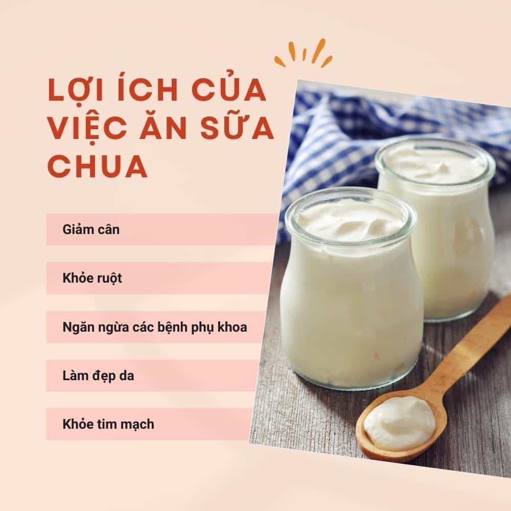 Thời điểm vàng để ăn sữa chua 1 loi ich cua viec an sua chua