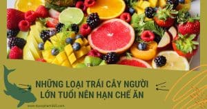 ly do nhung loai trai cay nguoi lon tuoi khong nen an