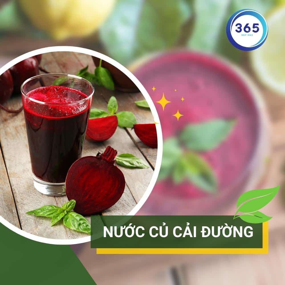 Nước ép củ cải đường giúp hỗ trợ điều trị cao huyết áp