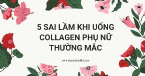 anh bia 5 sai lam khi uong collagen