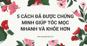 5 cách giúp tóc mọc nhanh