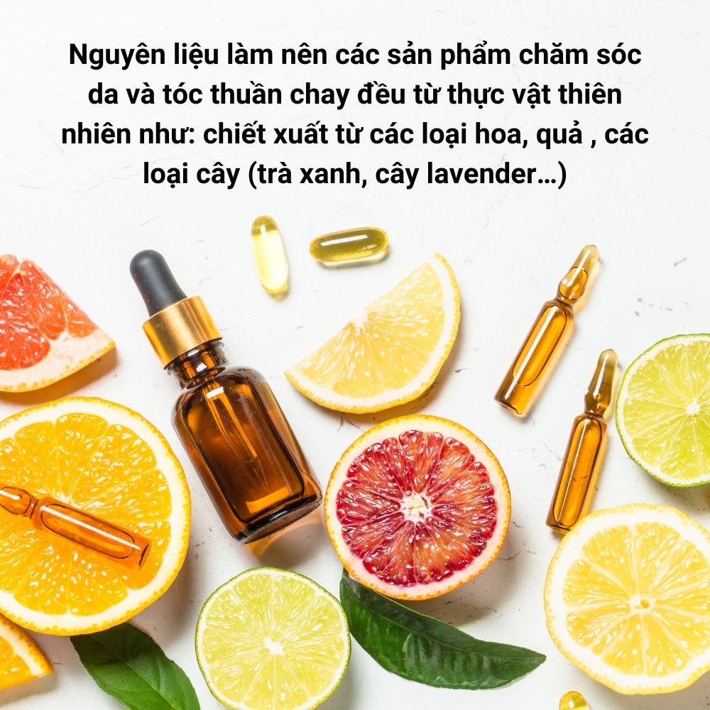 nguyen lieu lam my pham thuan chay