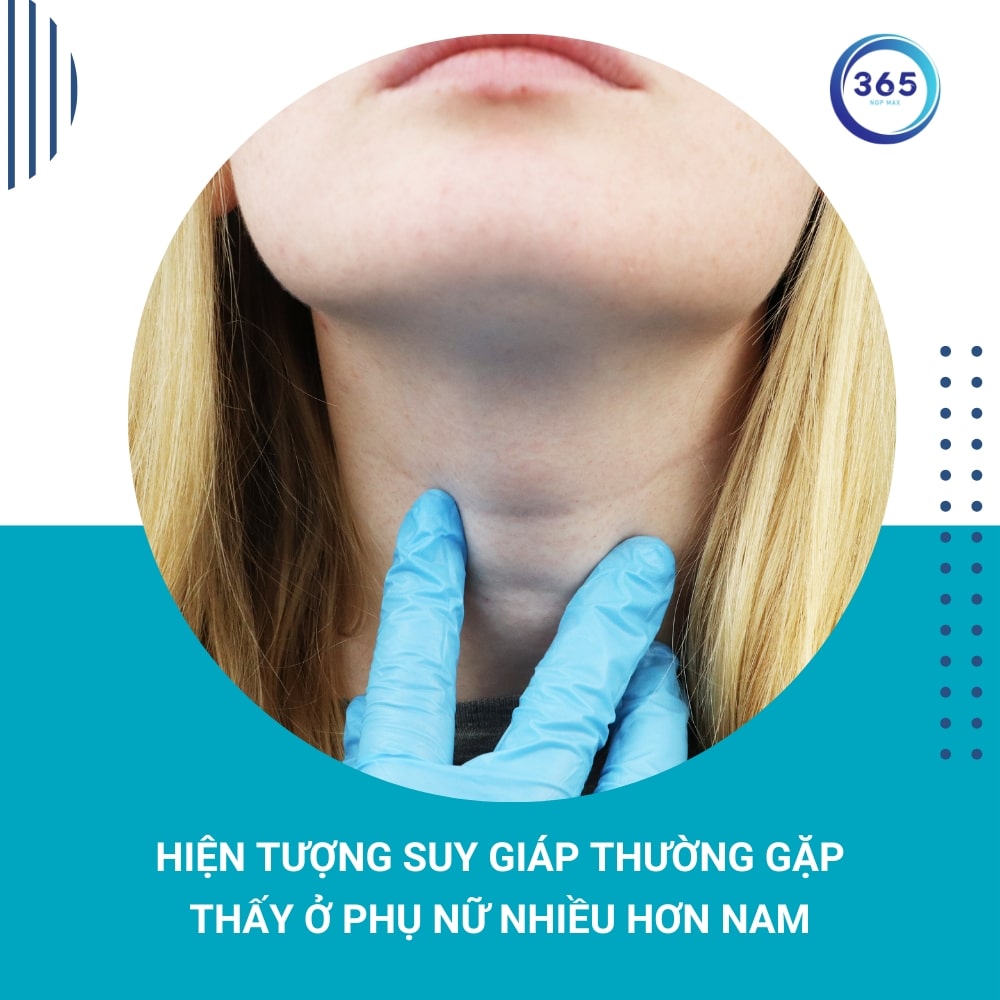 Suy giáp thường gặp ở phụ nữ