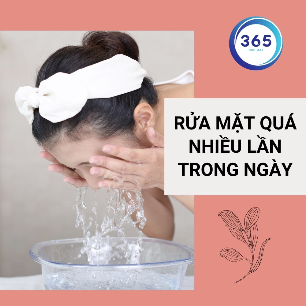 rua mat qua nhieu lan trong ngay