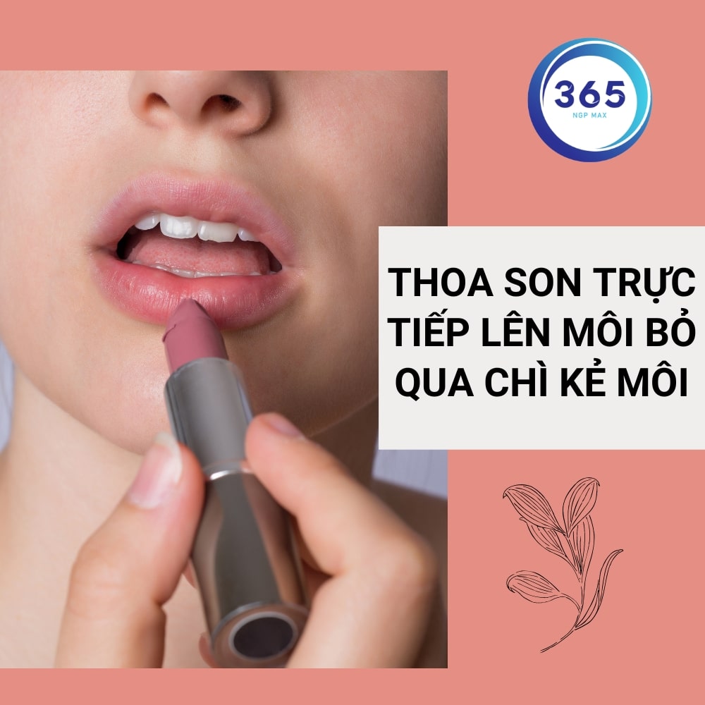 5 thói quen lười biếng lại giúp bạn xinh đẹp hơn mỗi ngày 5 thoa son truc tiep len moi