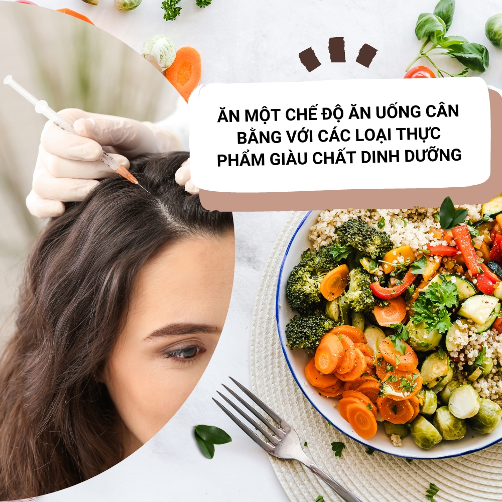 Rụng tóc là gì? Các cách ngăn ngừa rụng tóc 2 an che do can bang giau dinh duong