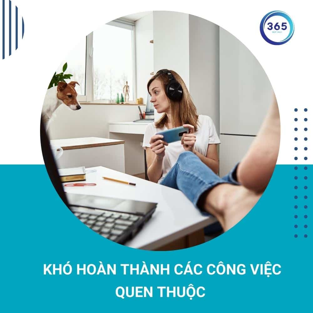 mat tap trung kho hoan thanh cong viec quen thuoc