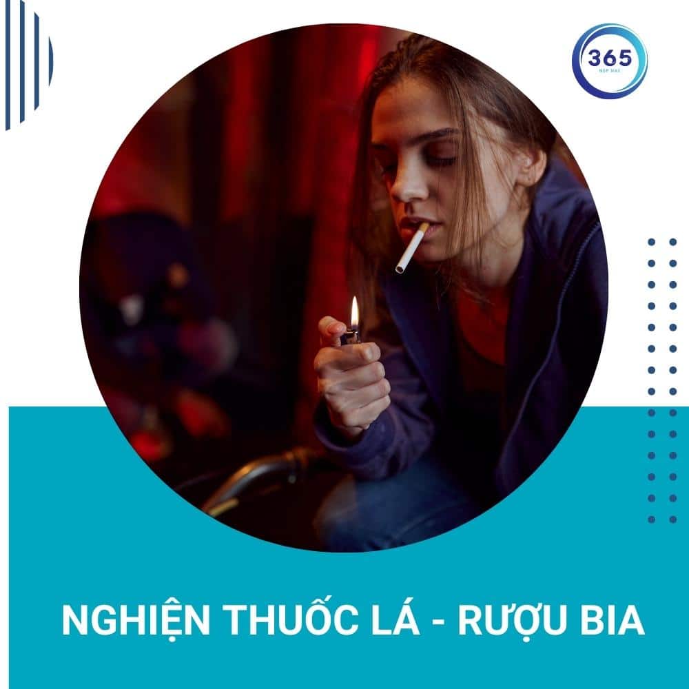 Hãy đến gặp chuyên gia tâm lý nếu bạn có những dấu hiệu sau 4 nghien thuoc la ruou bia