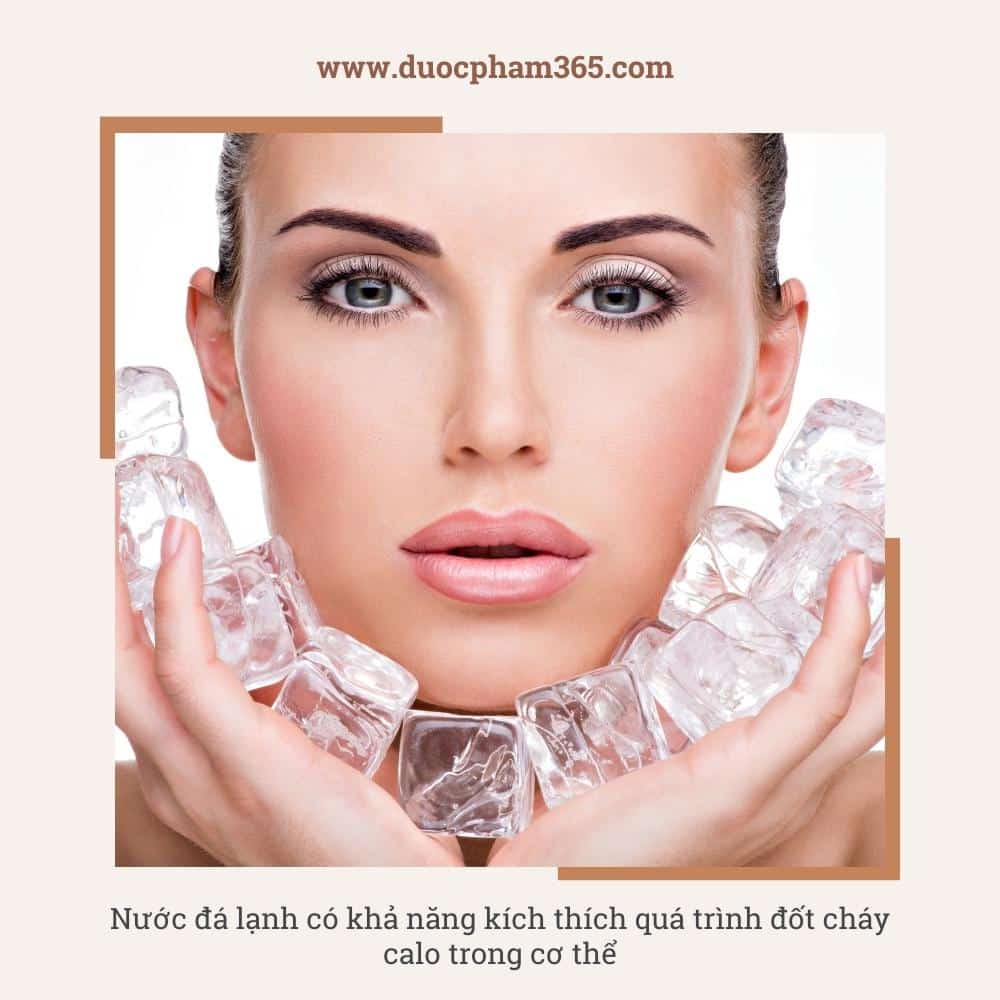 sử dụng đá để làm mặt thon gọn