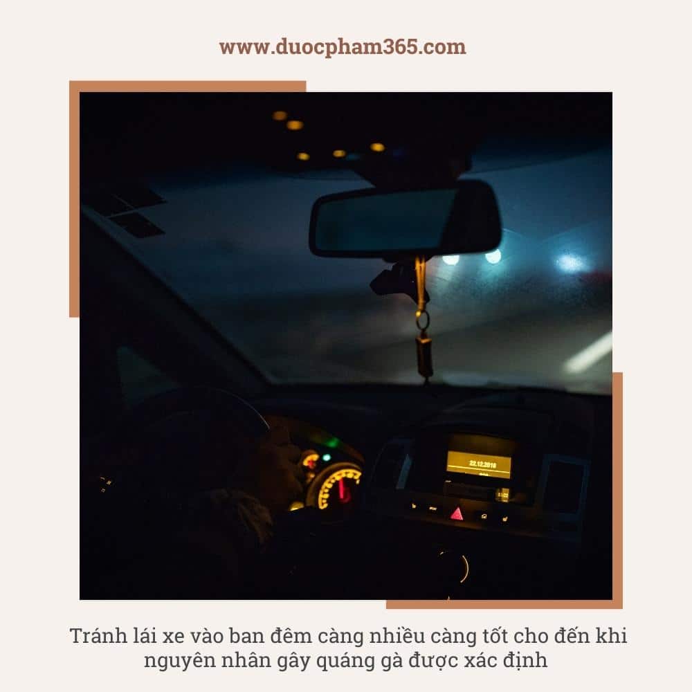 khong lai xe ban dem khi bi quang ga