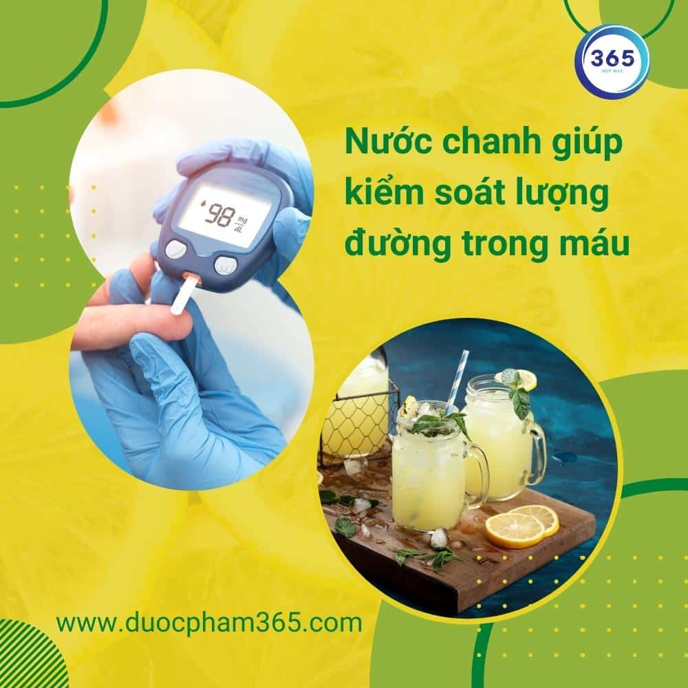 nuoc chanh giup giam luong duong trong mau
