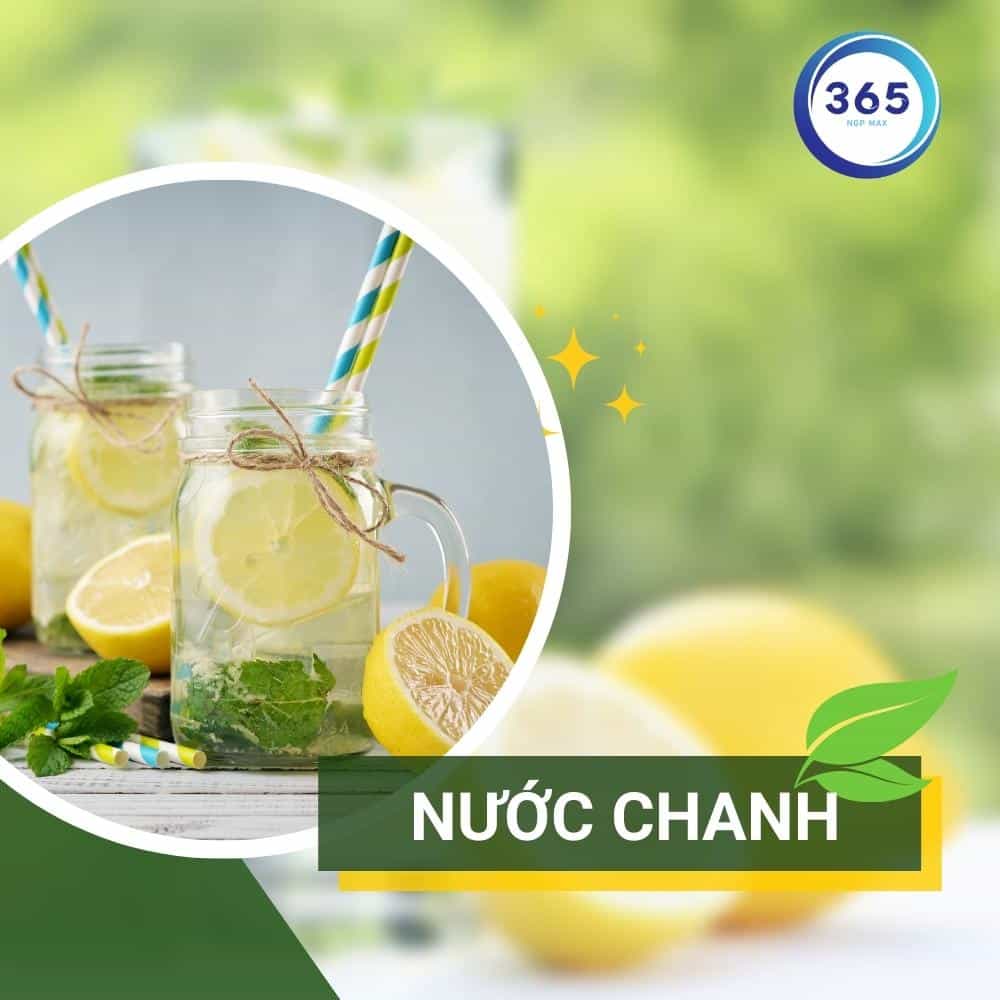 Nước chanh tốt cho sức khỏe