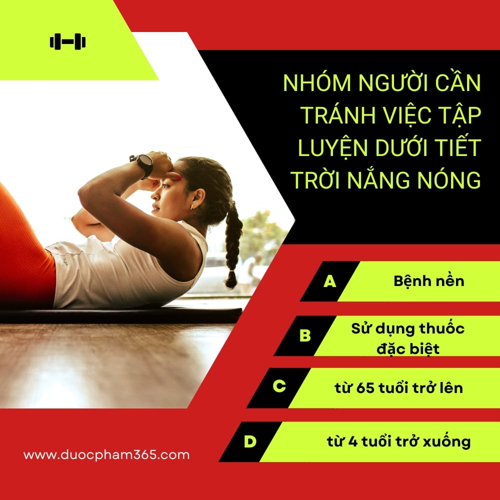 Những điều cần lưu ý khi tập thể dục ngoài trời trong thời tiết nắng nóng 2 thau hieu co the ban