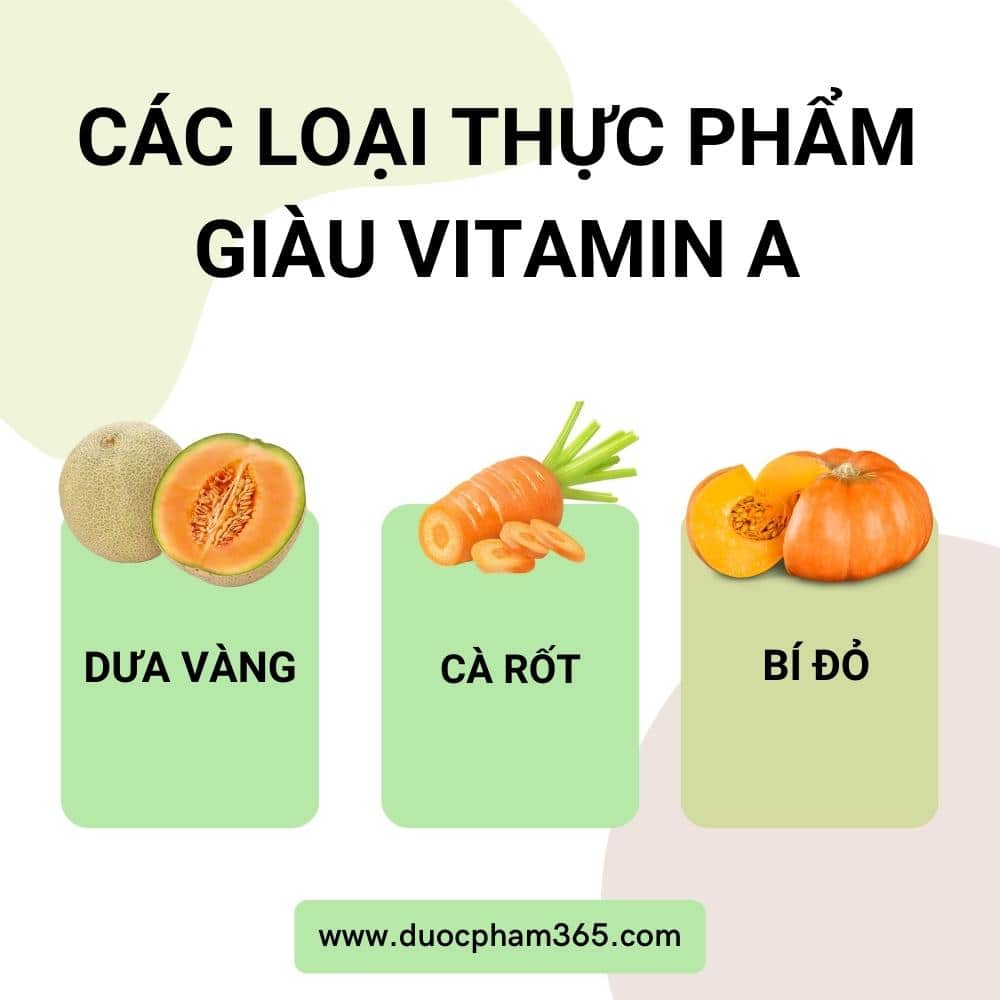 Quáng gà là bệnh gì? 3 thuc pham giau vitamin a