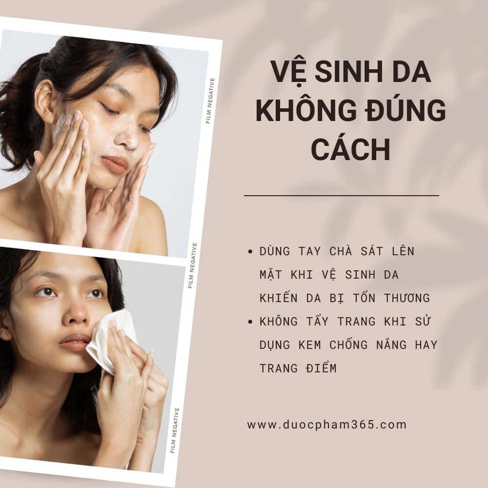 ve sinh da khong dung cach