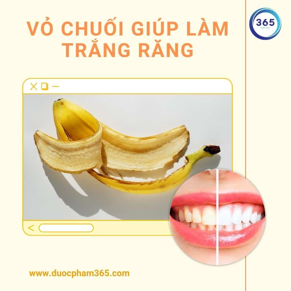 5 cách làm đẹp da tự nhiên từ vỏ chuối 3 vo chuoi giup lam trang rang