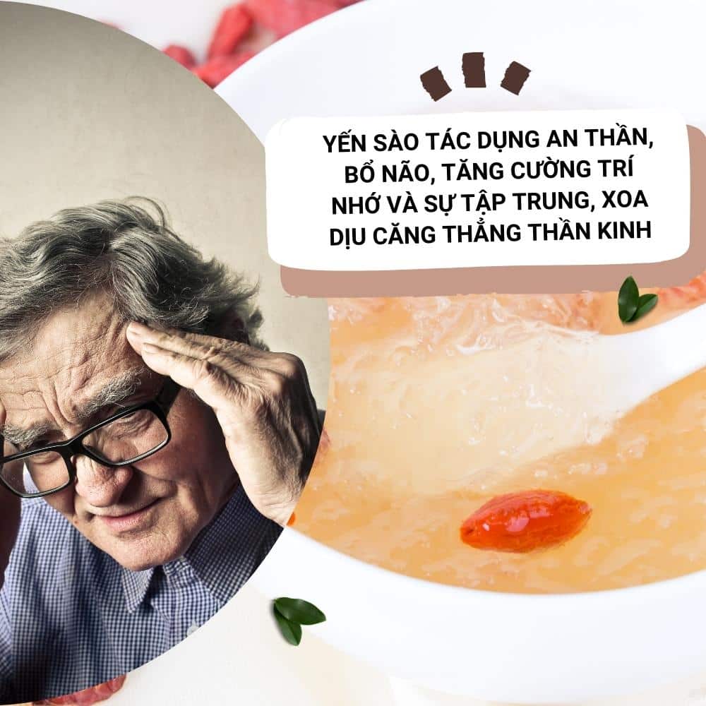 Yến sào có tác dụng gì? 3 yen sao giup tang cuong tri nho