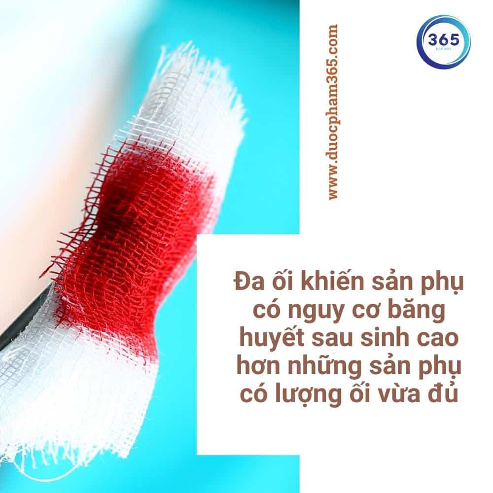 da oi khien san phu co nguy co bang huyet