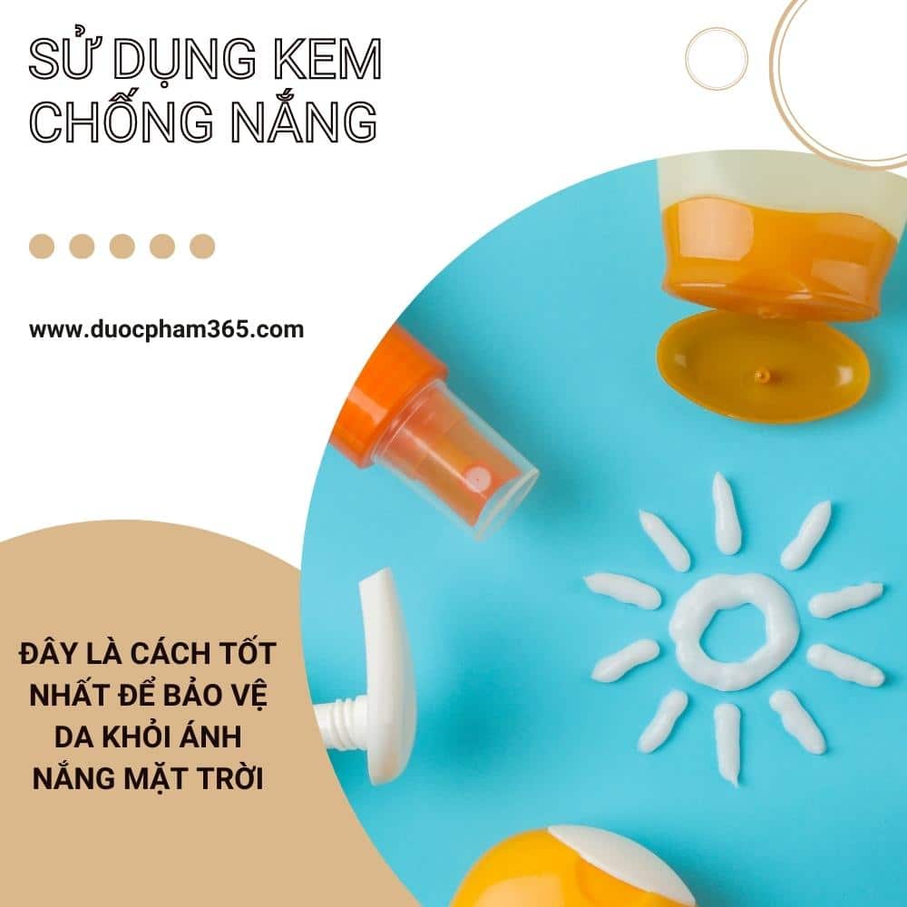sử dụng kem chống nắng