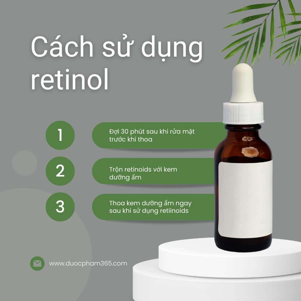 cach dung retinol