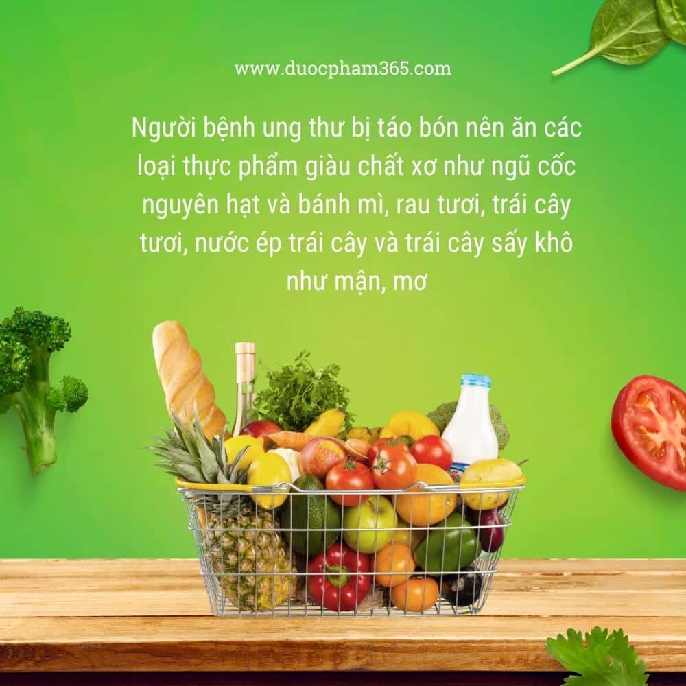 Chế độ ăn tốt cho người hóa trị ung thư phổi 4 Chế độ ăn tốt cho người điều trị ung thư