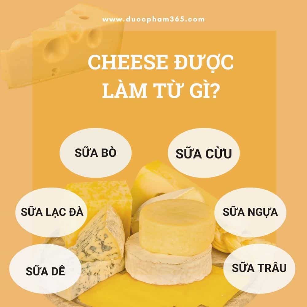 phô mai được làm từ gì