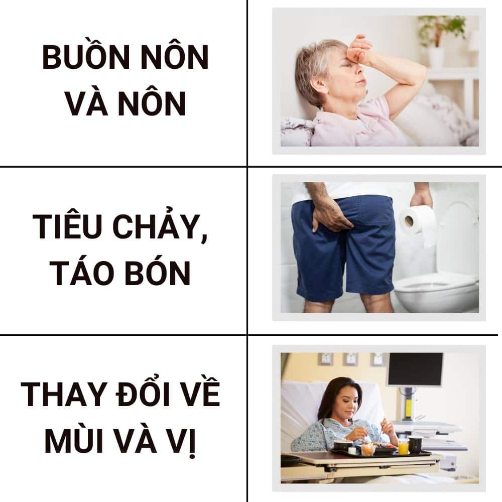 Chế độ ăn tốt cho người hóa trị ung thư phổi 1 tac dung phu cua hoa tri