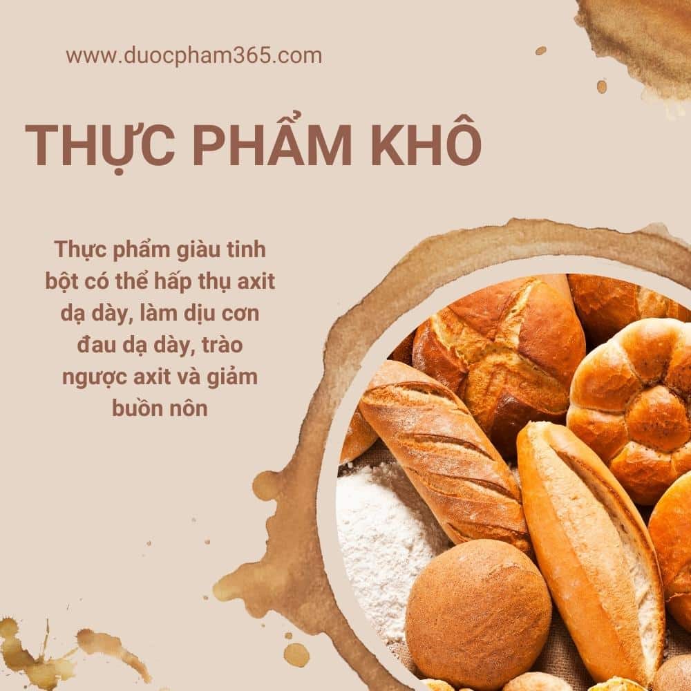 Chế độ ăn tốt cho người hóa trị ung thư phổi 2 thuc pham kho giup giam buon non