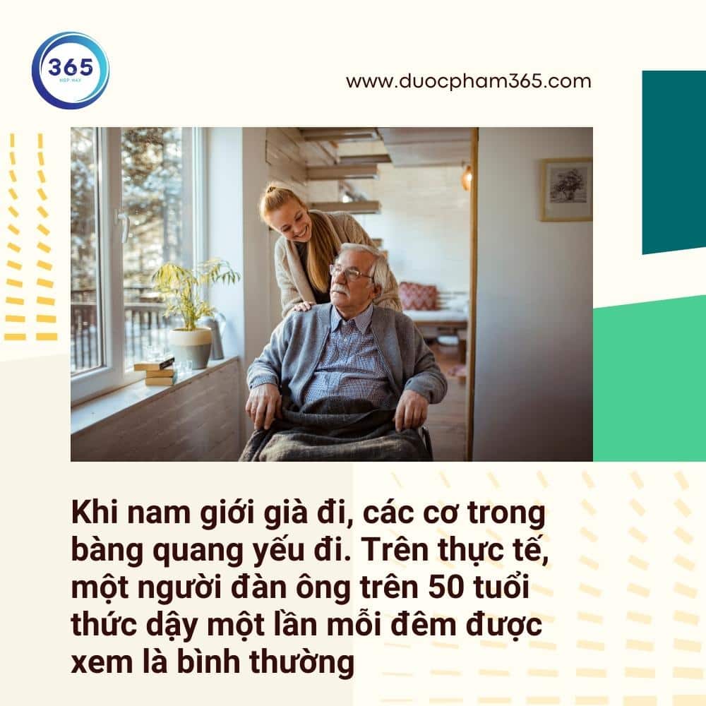 người già thường có xu hướng đi vệ sinh nhiều hơn