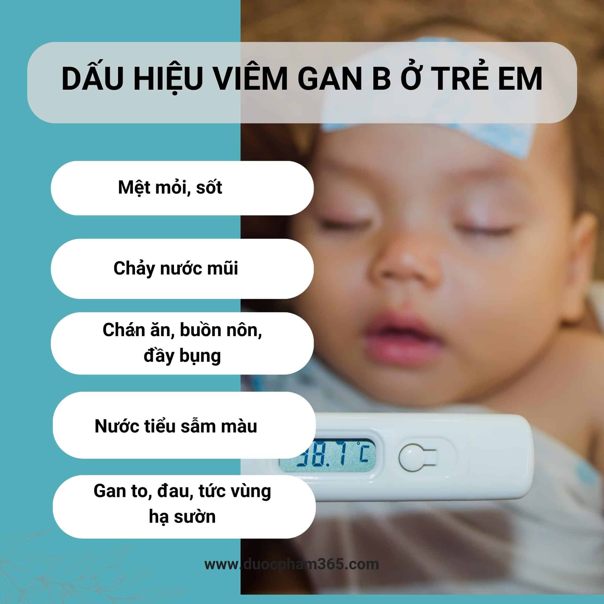 dau hieu cua viem gan b