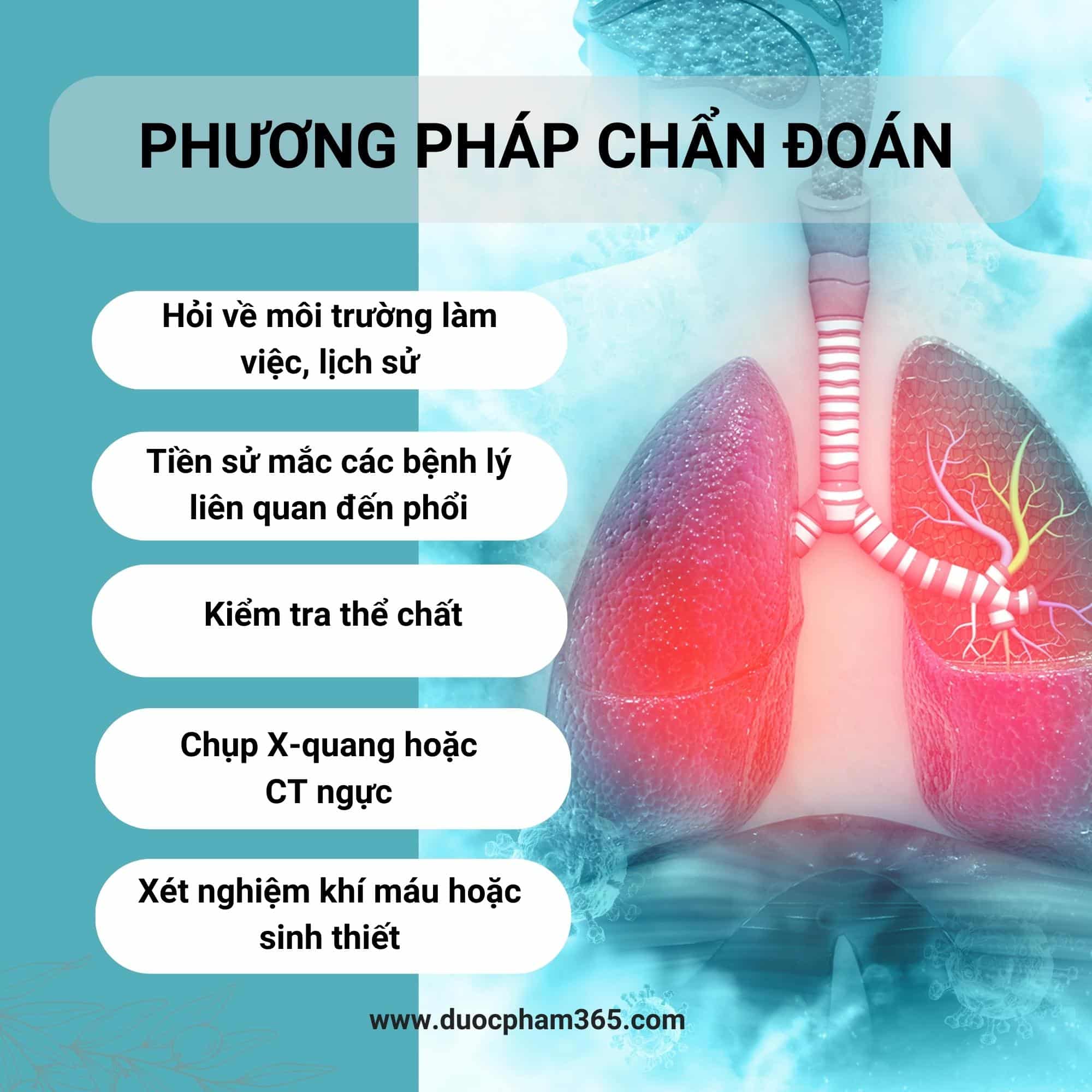 Bụi phổi có nguy hiểm không? 5 phuong phap chuan doan bui phoi