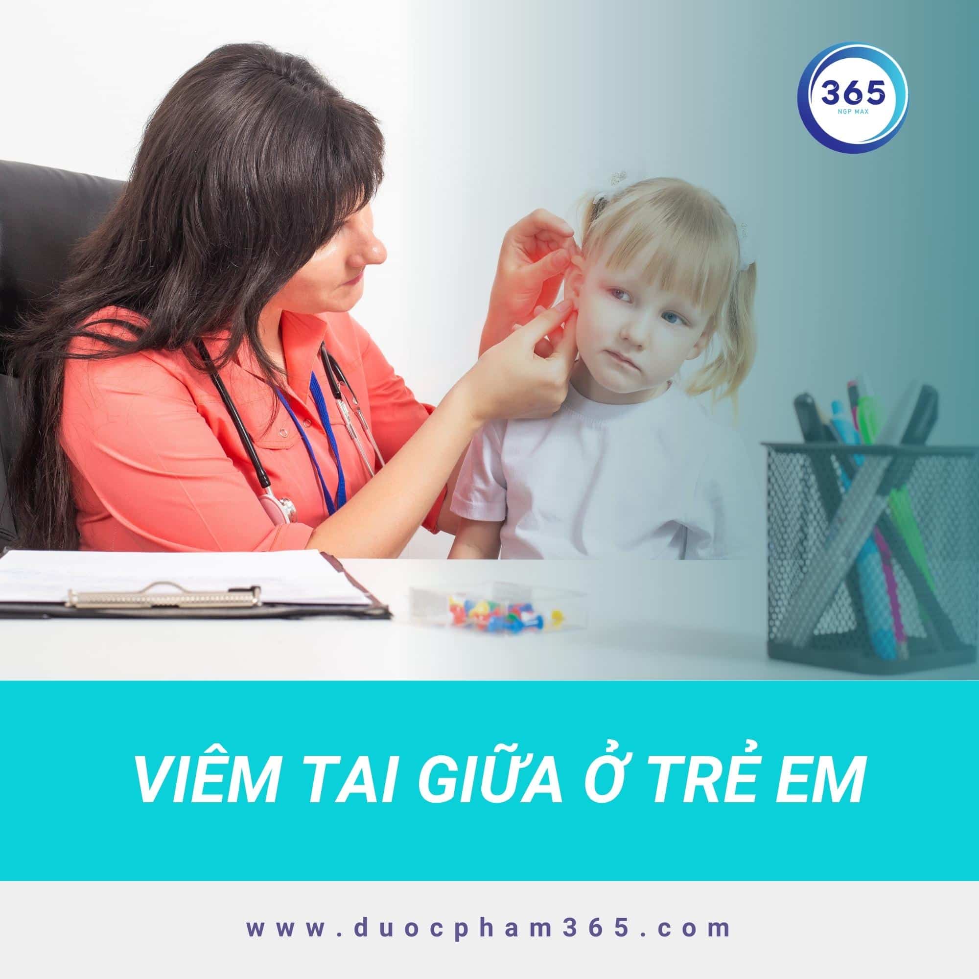 viêm tai giữa ở trẻ